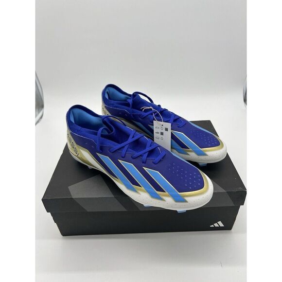 Adidas X Crazyfast League FG Messi Soccer Cleats Shoes Blue ID0712 Men Size 11.5 - Picture 4 of 10